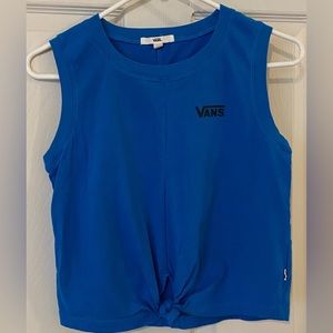 Vans Muscle Tie Front Tank Top XS